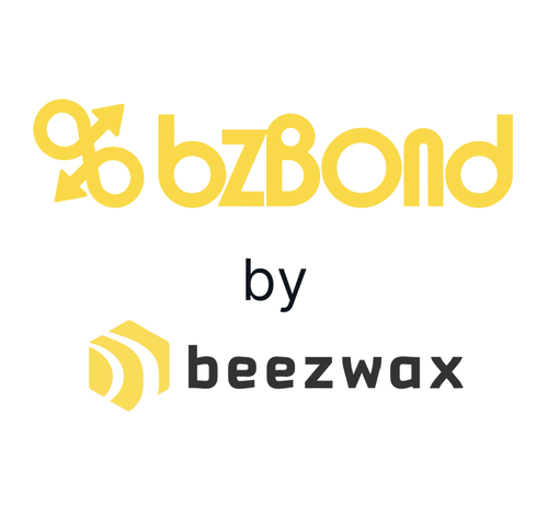 Logos for bzBond and Beezwax