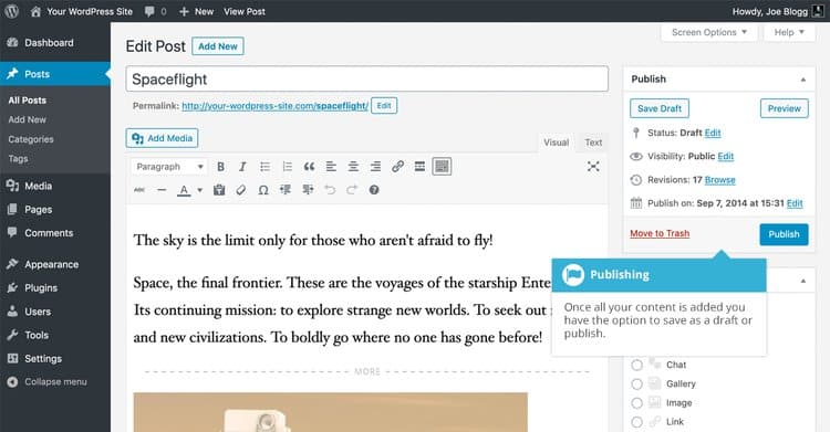 Example of pushing WordPress blog posts to FileMaker