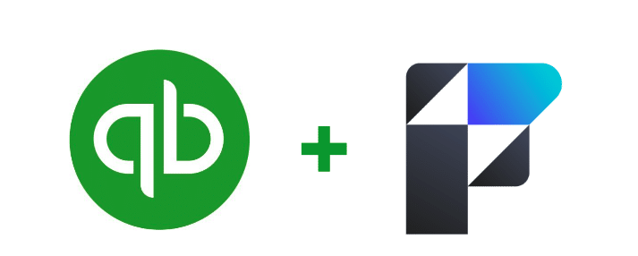 Logos of QuickBooks and Claris FileMaker Pro