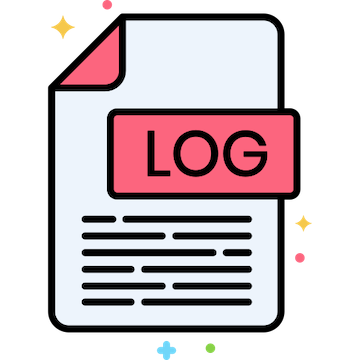 Logo for our free FileMaker logging add-on, available in the Claris Marketplace.