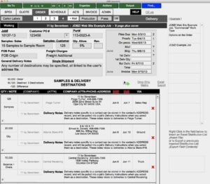 JOBZ Order Input Screen 4
